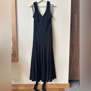 Joseph Ribkoff Black Flowy Maxi Dress